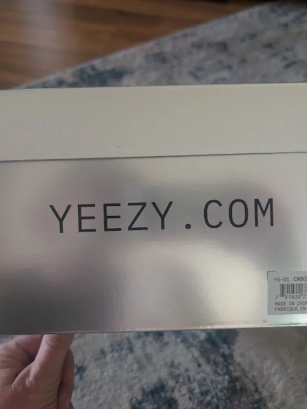 NIB YZY Yeezy YS-01 Slide Chocolate Brown Men's Size 12 New